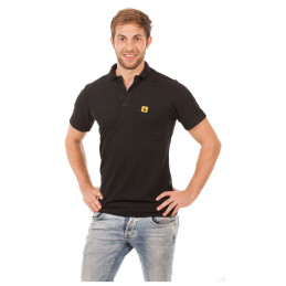 ESD-Polo-Shirt, L, schwarz