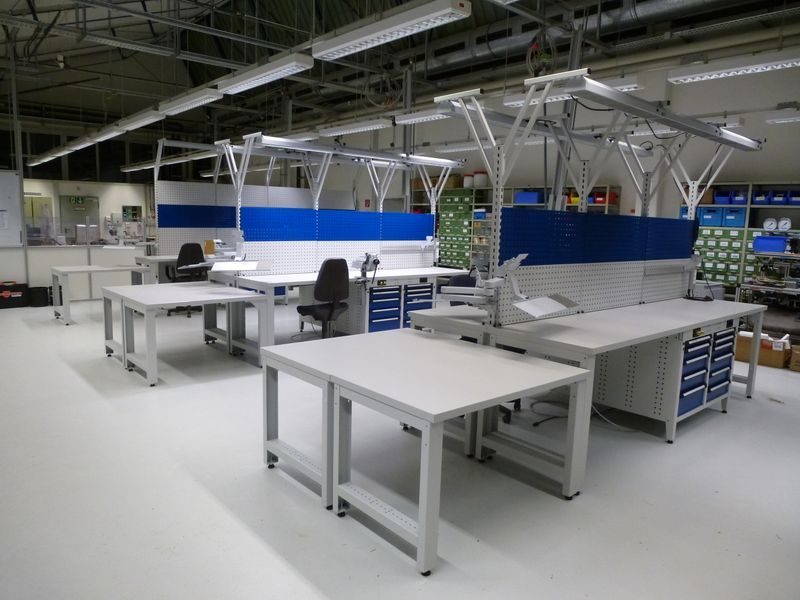 Montagearbeitsplätze in der Produktion – Referenzprojekt Tetricon.de