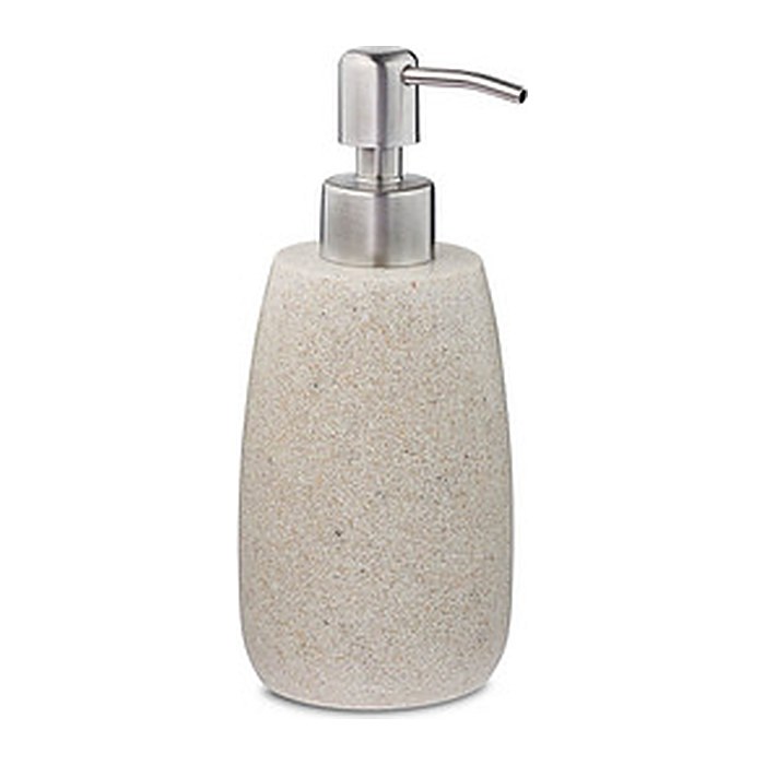 relaxdays Seifenspender 10031061_778 beige Polyresin 300,0 ml, 1 St.