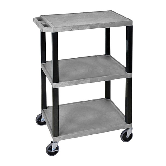 LUXOR Etagenwagen grau 61,0 x 46,0 x 86,5 cm