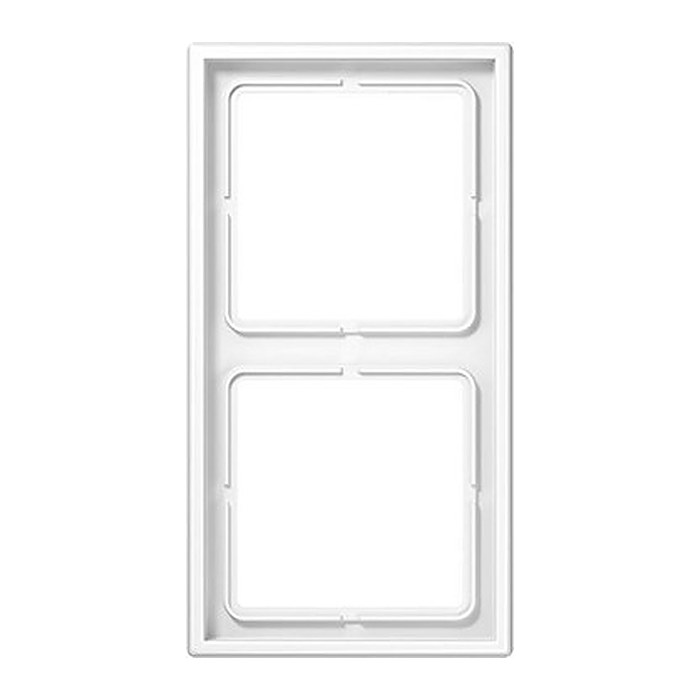 JUNG  2-fach Steckdosenrahmen LS 982 WW weiß 15,2 x 8,1 cm, 1 St.