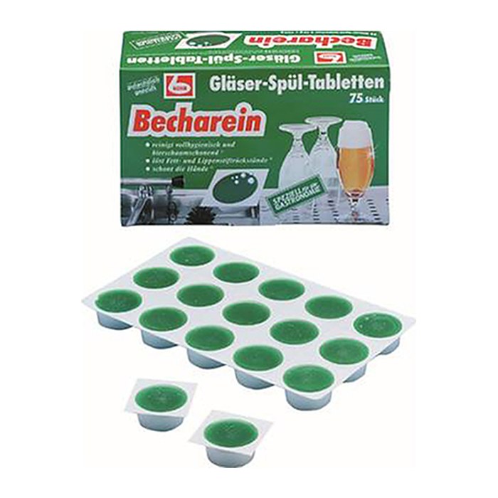 DR.BECHER Becharein Gläser SpülTabs Spülmaschinentabs, 75 St.