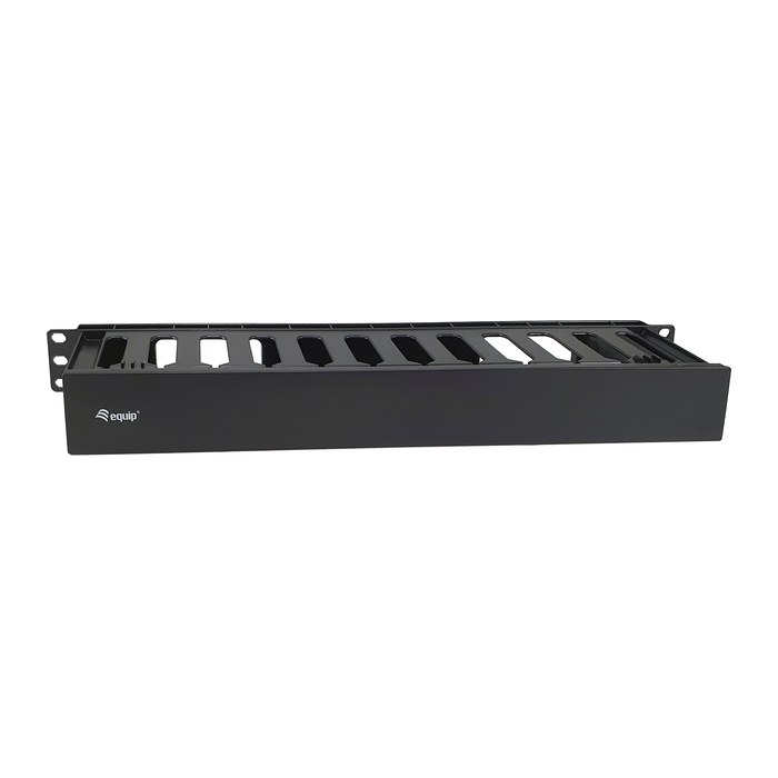 Equip 19" Kabelmanagement RW abnehm. Plastik 1U RAL9005