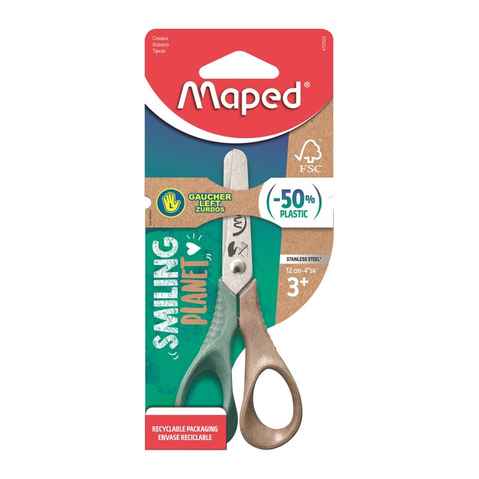 maped Schere Smiling Planet bunt 12,0 cm