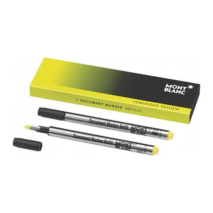 MONTBLANC Luminous Yellow Textmarkerminen gelb, 2 St.