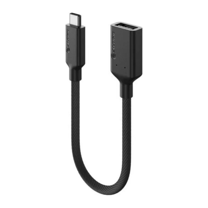 Alogic Adapterkabel Elements Pro USB C to USB-A schwarz
