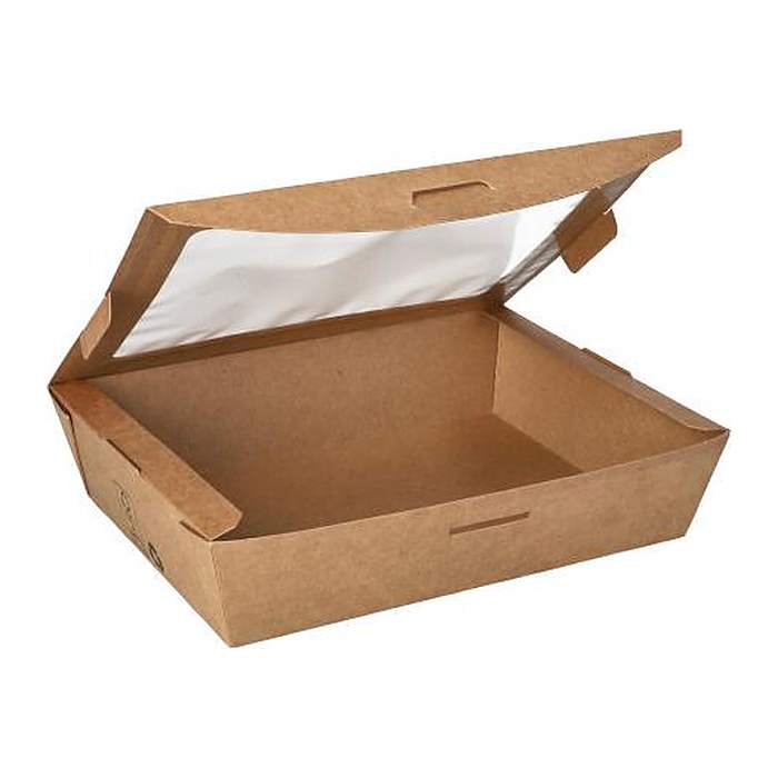 PAPSTAR Feinkostboxen pure braun 1,0 l, 40 St.