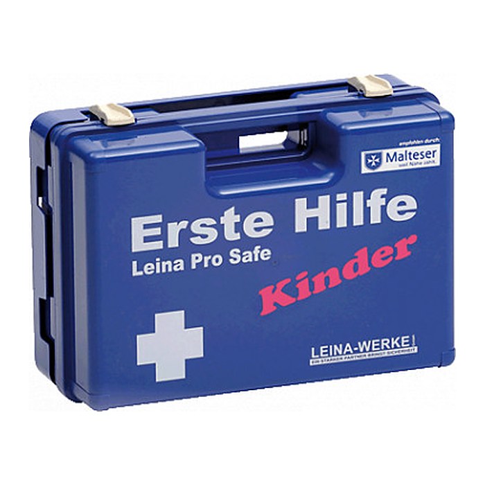 LEINA-WERKE Erste-Hilfe-Koffer Pro Safe Kinder DIN 13157 + Erweiterung orange