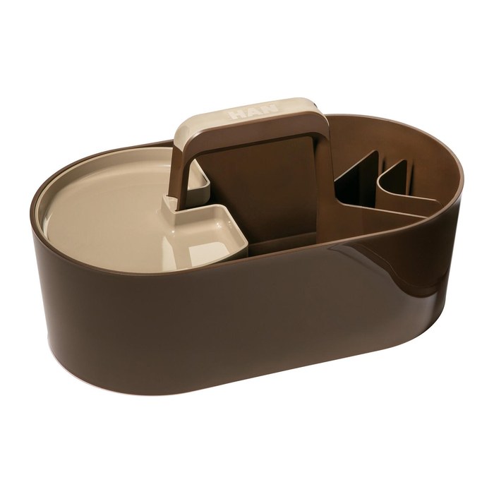 HAN Schreibtisch-Organizer Toolbox Loft braun Kunststoff 4 Fächer 34,0 x 18,7 x 18,8 cm
