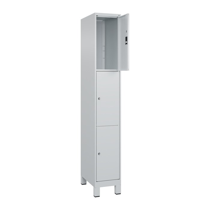 CP Schließfachschrank Classic Plus lichtgrau 080010-103 S10009, 3 Schließfächer 30,0 x 50,0 x 195,0 cm