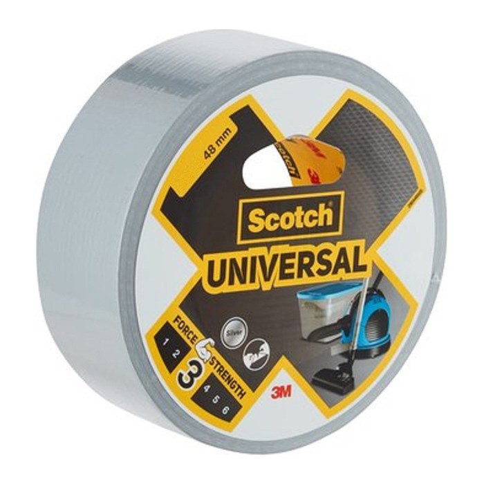 Scotch Universal Gewebeband silber 48,0 mm x 25,0 m 1 Rolle