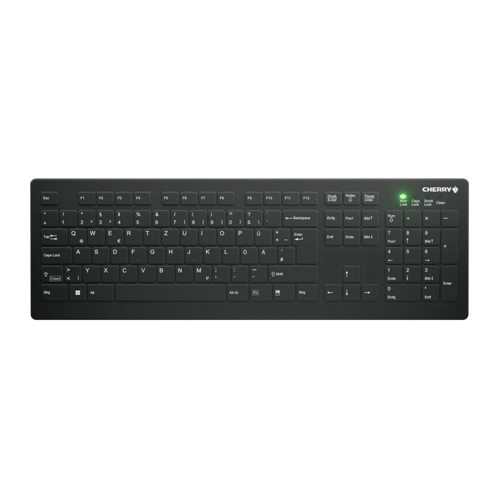 CHERRY AK-C8112 Medical Keyboard mit IP68 Hygiene-Tastatur kabellos schwarz