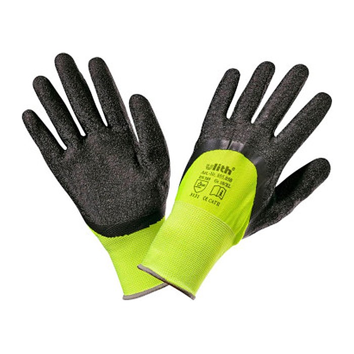 Ulith unisex Arbeitshandschuhe schwarz Größe 8, 1 Paar