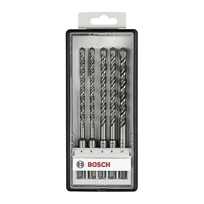 BOSCH Hammerbohrer-Set Robust Line SDS plus-5, 5-teilig