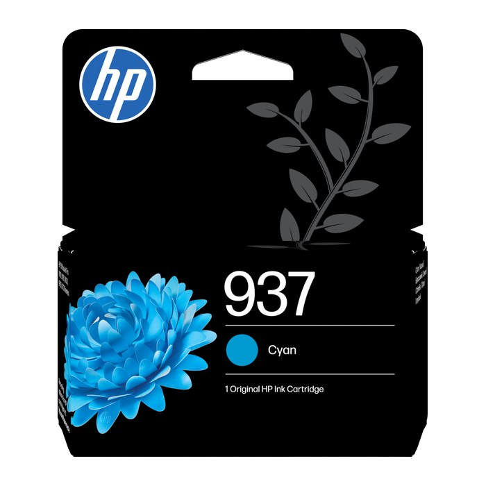 HP 937(4S6W2NE) cyan Druckerpatrone