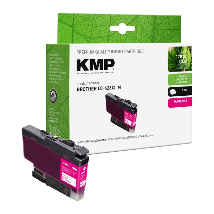 KMP Patrone Brother LC426XLM magenta 5000 Seiten remanufactured