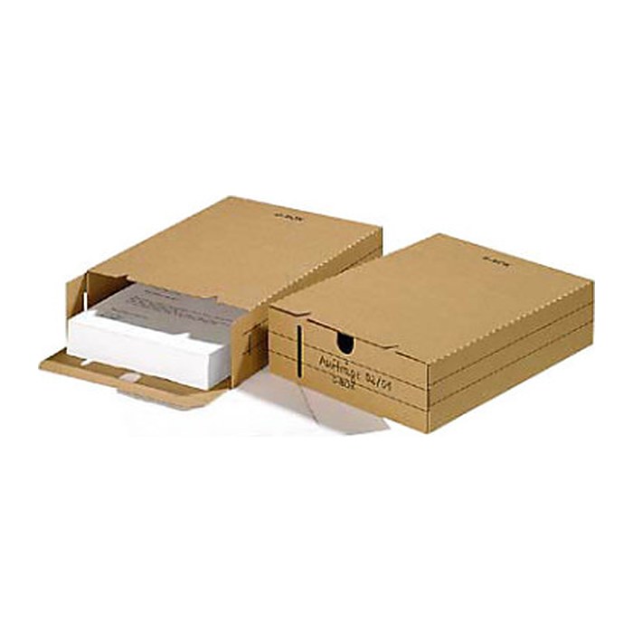Top-Print Archivboxen braun 24,4 x 32,1 x 8,5 cm, 25 St.