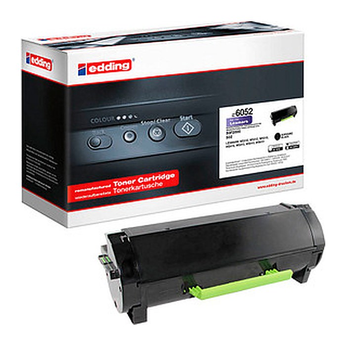edding EDD-6052  schwarz Toner kompatibel zu LEXMARK 50F2000