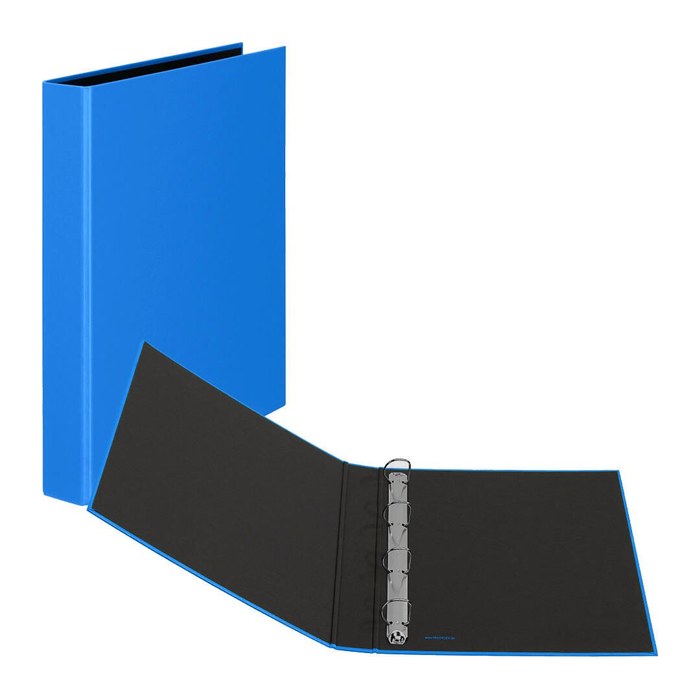VELOFLEX Basic Ringbuch 4-Ringe blau 4,0 cm DIN A4, 1 St.