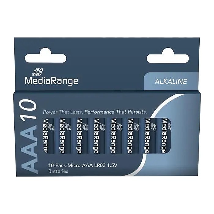 MediaRange Batterie Premium Alkaline AAA/LR03 1,5V 10Stk.