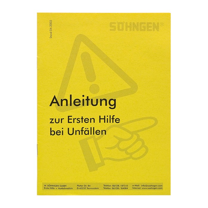 SÖHNGEN Erste-Hilfe-Anleitung, 1 St.
