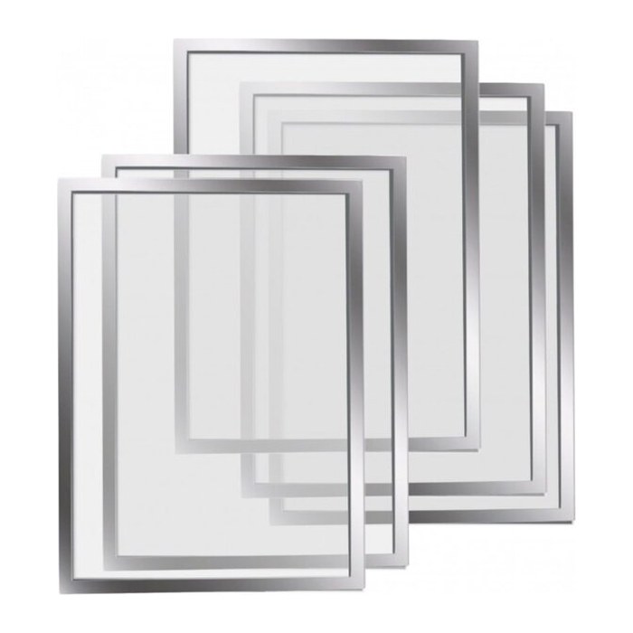 magnetoplan Magnetrahmen silber A4, 5 St.