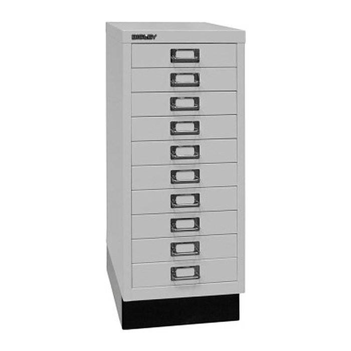 BISLEY MultiDrawer™ L2910S Schubladenschrank lichtgrau 10 Schubladen 27,8 x 38,0 x 67,0 cm, 1 St.
