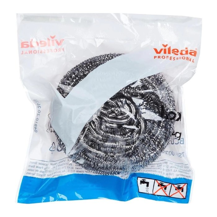 vileda® PROFESSIONAL Inox Scheuerspirale Edelstahl-Topfreiniger, 1 St.
