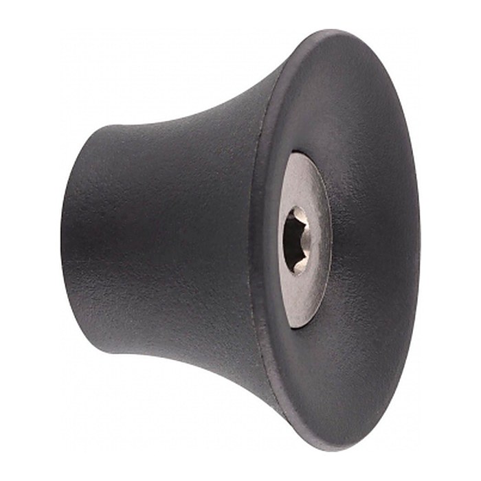 WAGNER® design yourself Garderobenhaken TULIP GH 0301 mit 1 Haken schwarz, 1 St.