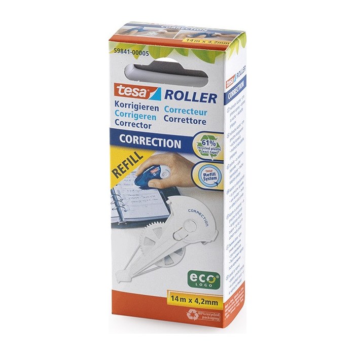 tesa Nachfüllkassette für Korrekturroller 4,2 mm, 1 St.
