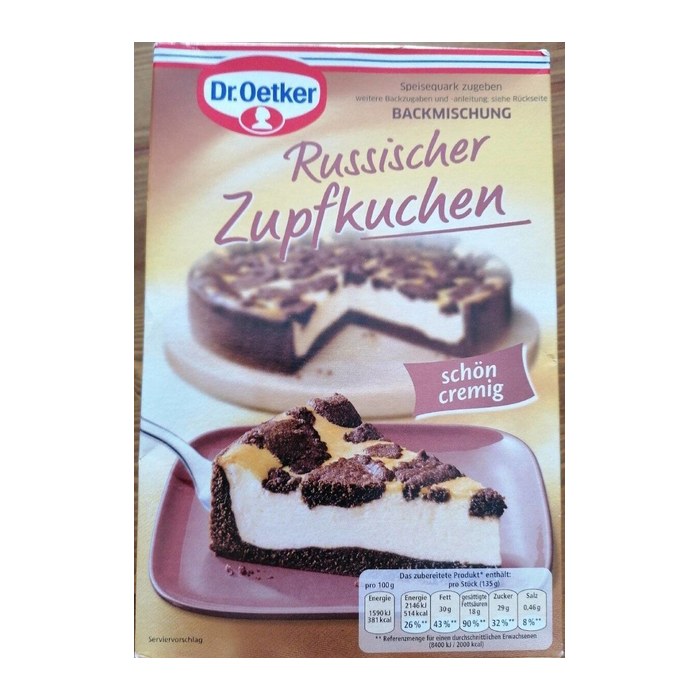 Dr. Oetker Russicher Zupfkuchen Backmischung 670,0 g, 1 Pack