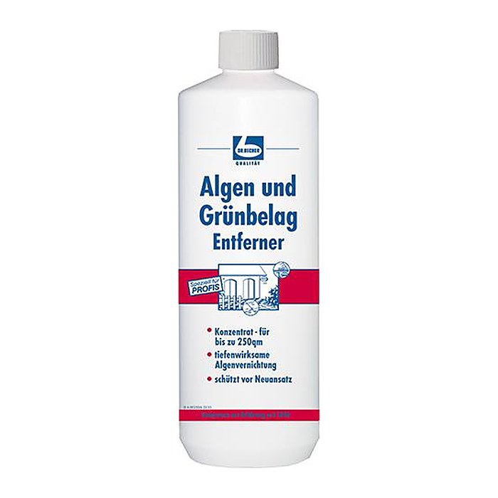 DR.BECHER Algen & Grünbelag Algen- und Grünbelagentferner 1 l, 1 St.