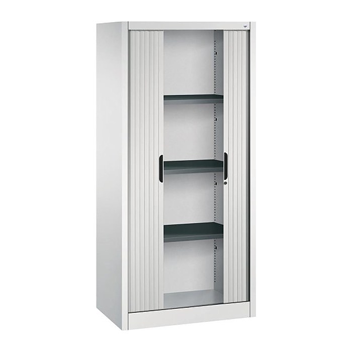 CP Omnispace Rollladenschrank lichtgrau 3 Fachböden 80,0 x 42,0 x 166,0 cm