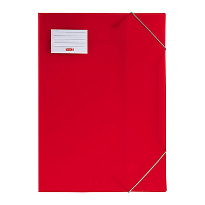 BRUNNEN Zeichenmappe FACT!pp DIN A3 rot transparent, 1 St.