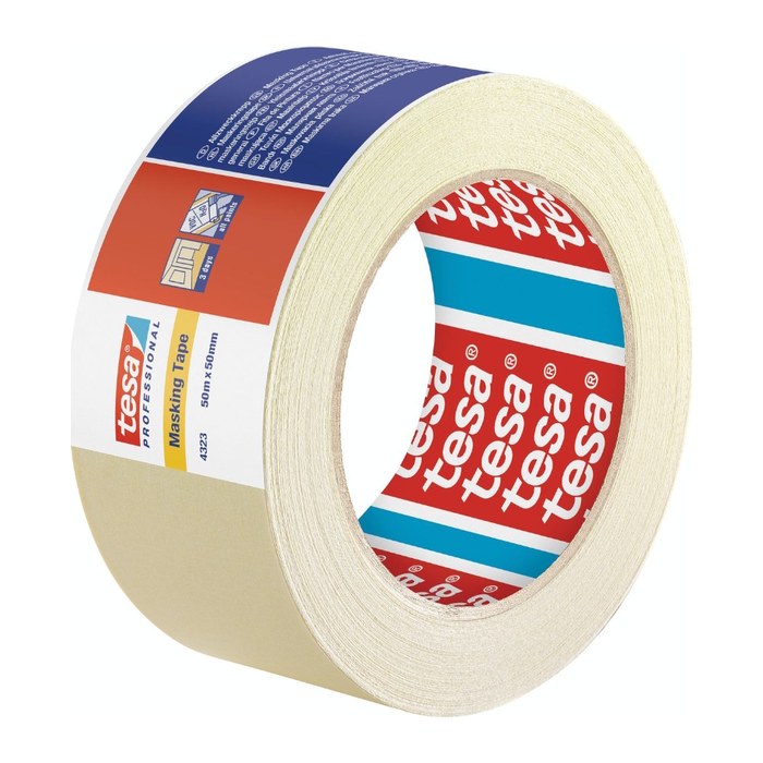 tesa Masking Tape Kreppband beige 50,0 mm x 50,0 m 1 Rolle