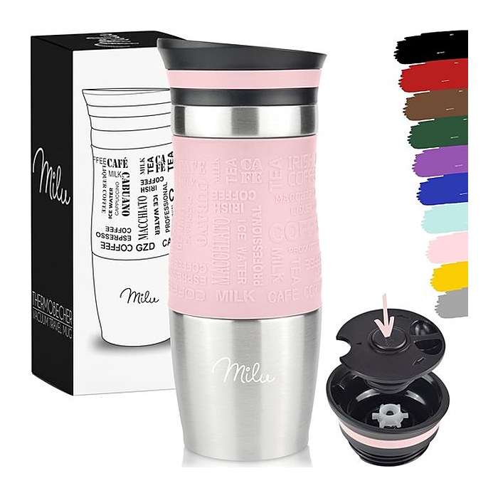 Milu Isolierbecher rosa 370,0 ml, 1 Set