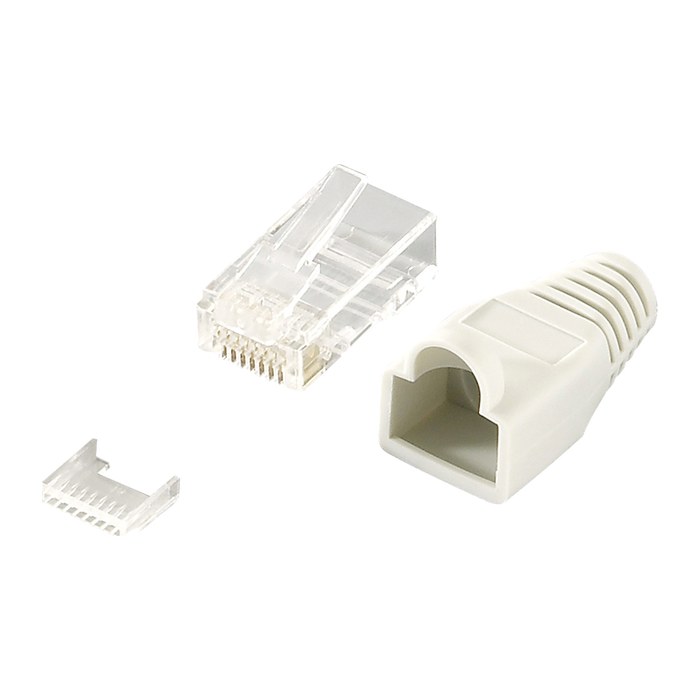 Logilink Modular Plug CAT 6 RJ45, 100er Set ungeschirmt