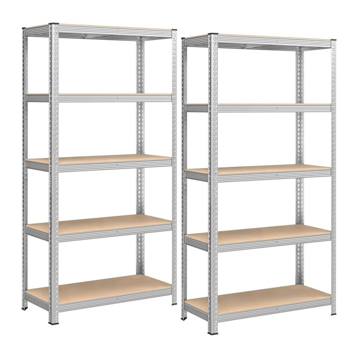 SONGMICS Schwerlastregal GLR040E02 silber 90,0 x 40,0 x 180,0 cm