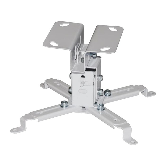 Techly Deckenhalterung f. Beamer, ausziehbar, 130mm, silber