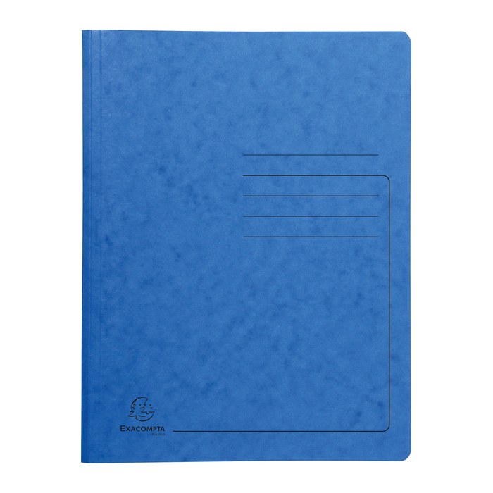 Exacompta Spiralhefter Karton blau DIN A4, 1 St.