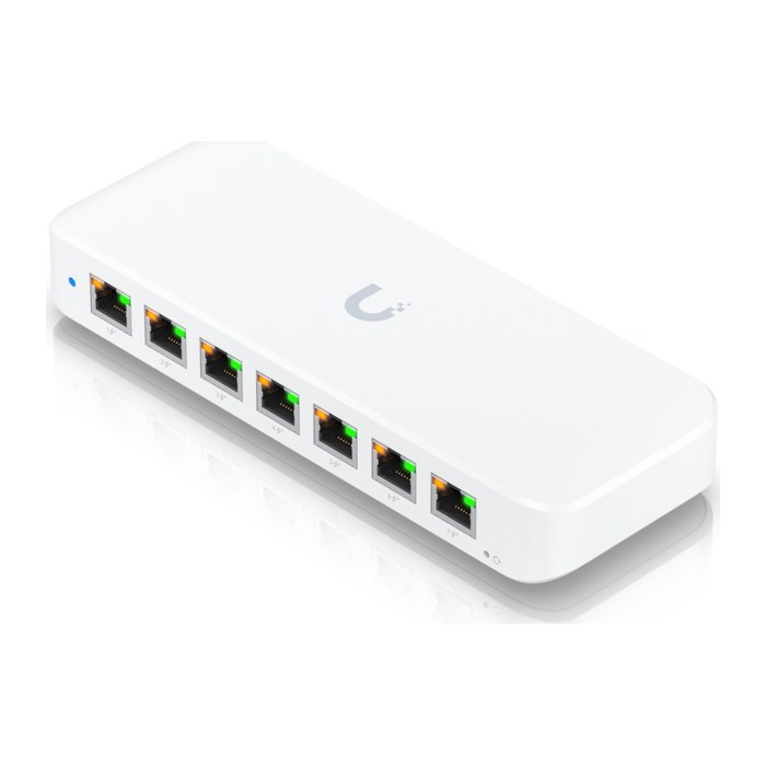 Ubiquiti UniFi 8-Port GbE PoE+ powered by GbE++ input 210W