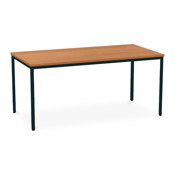 Besprechungstisch in verschiedenen Größen – G: Tiefschwarz (1600 x 800 x 750 mm)