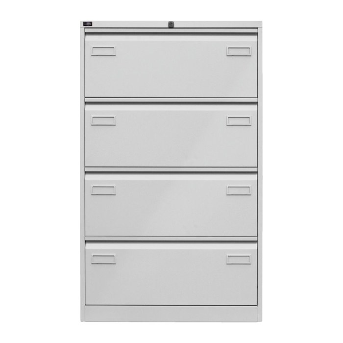 BISLEY LIGHT Hängeregistraturschrank oxfordblau 4 Schubladen 80,0 x 62,2 x 132,1 cm, 1 St.