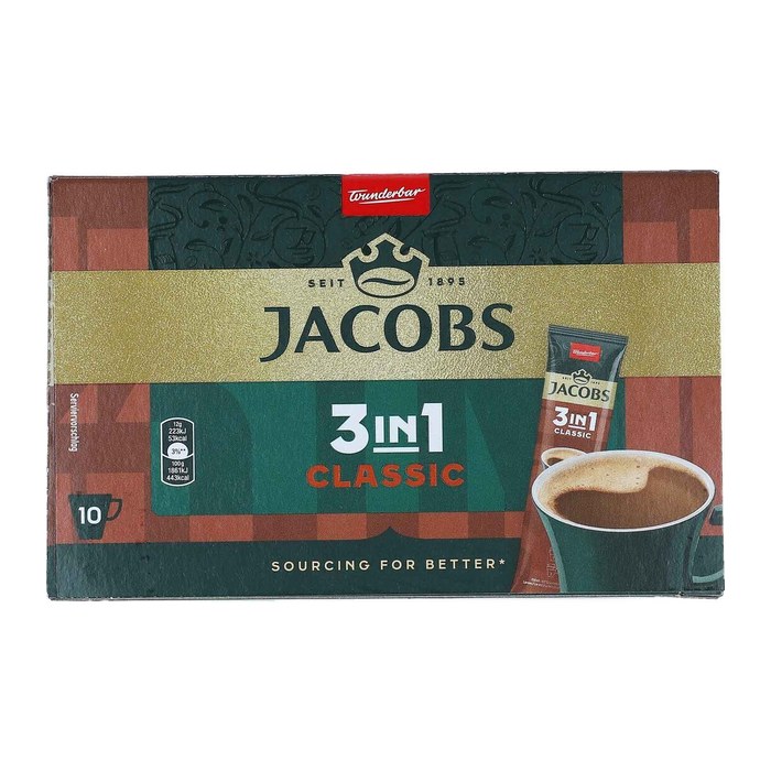 JACOBS 3in1 Classic Instantkaffee, 10 St.