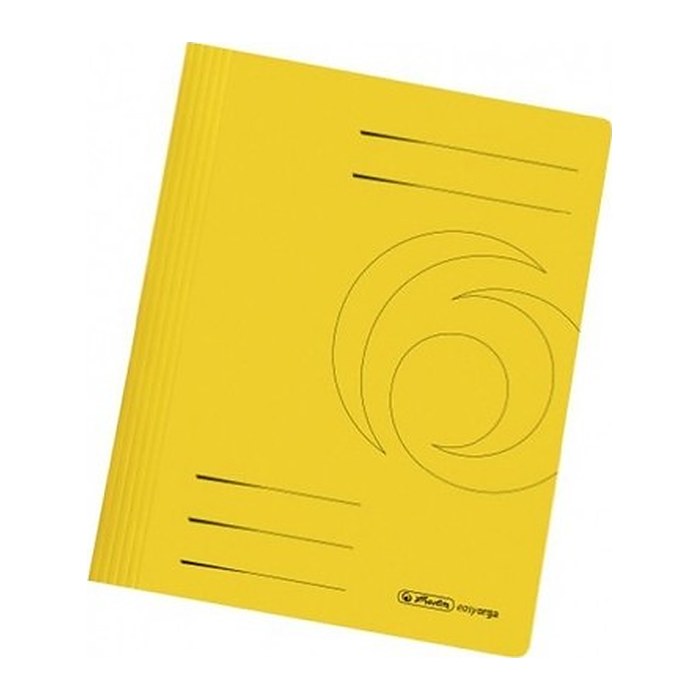 herlitz Schnellhefter easy orga Karton gelb DIN A4, 10 St.