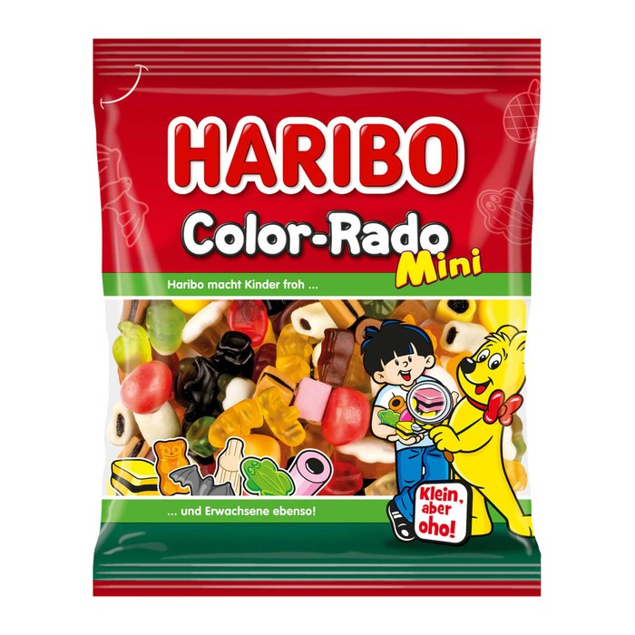 HARIBO Mini COLOR-RADO Fruchtgummi 160,0 g, 1 Pack