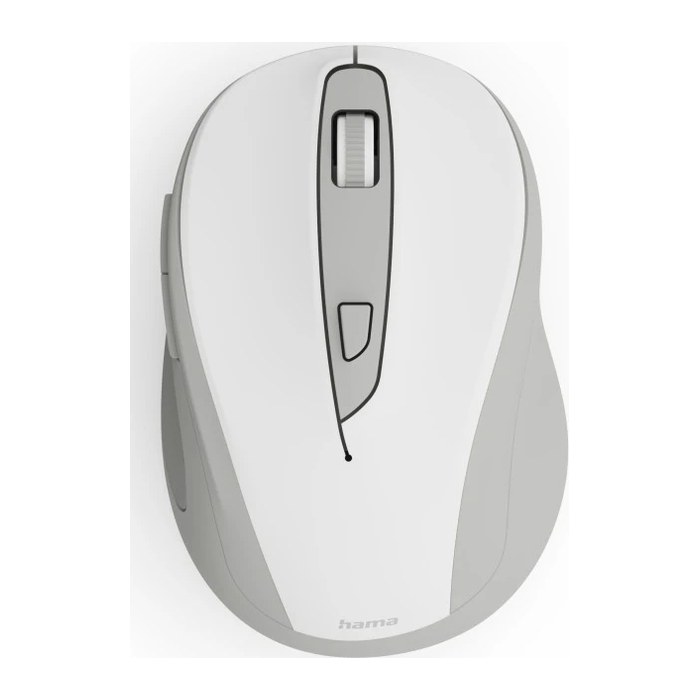 hama WM-400 Maus ergonomisch kabellos weiß