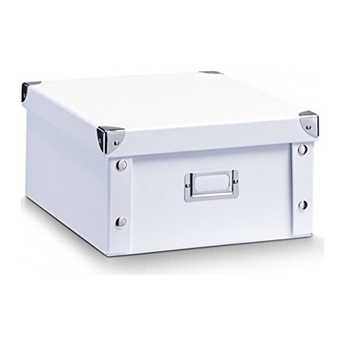 Zeller Aufbewahrungsbox 9,6 l weiß 26,0 x 31,0 x 14,0 cm, 1 St.