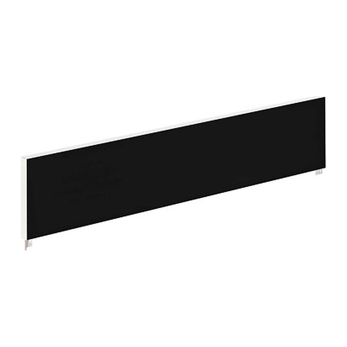 PAPERFLOW Tischtrennwand, schwarz 120,0 x 33,0 cm, 1 St.