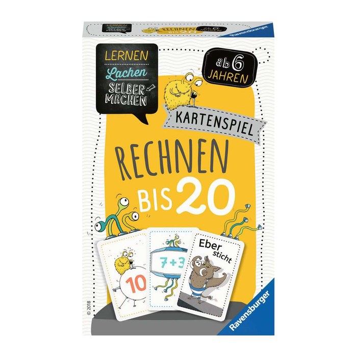 Ravensburger Lernen Lachen Selbermachen: Rechnen bis 20 Kartenspiel, 1 St.